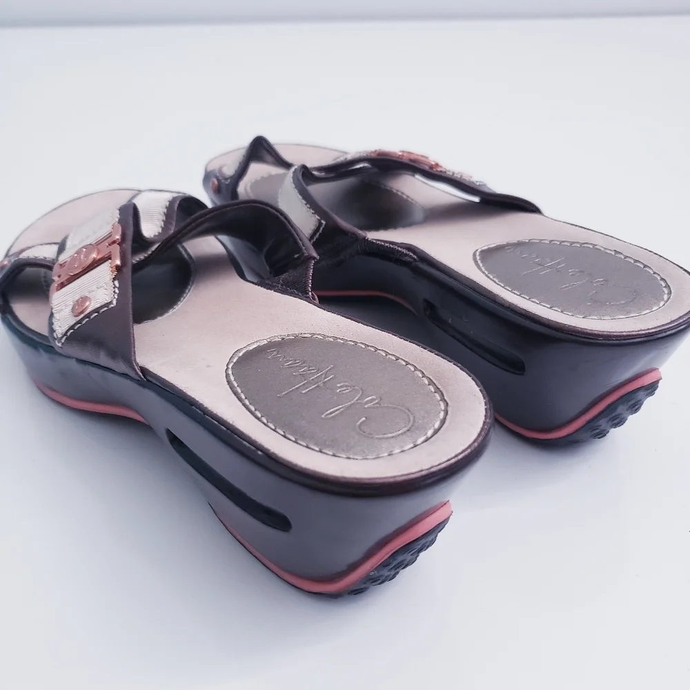 Cole Haan Ripley Wedge Slide On Sandal